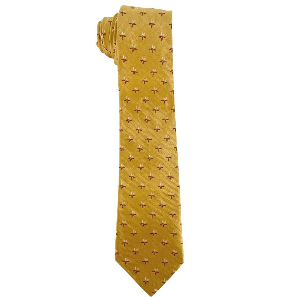90s Villa Bugatti silk neck tie 1990s vintage